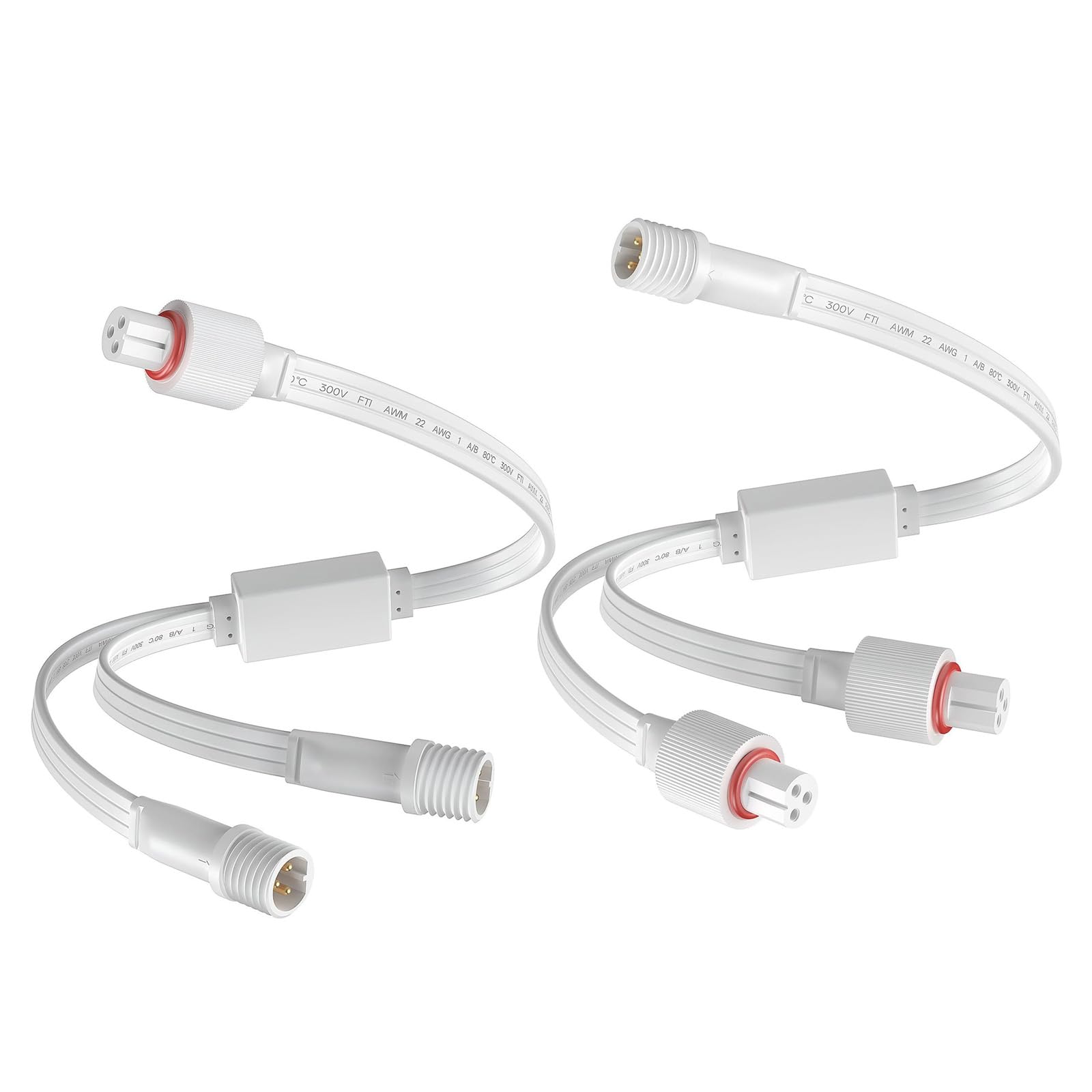 Zxfdsfdbnm Coppers Y Splitter for Outdoor Light Extension Double Power Supply Waterproofed Quickly Setups for Various Setting Quickly Connects Coppers Splitters