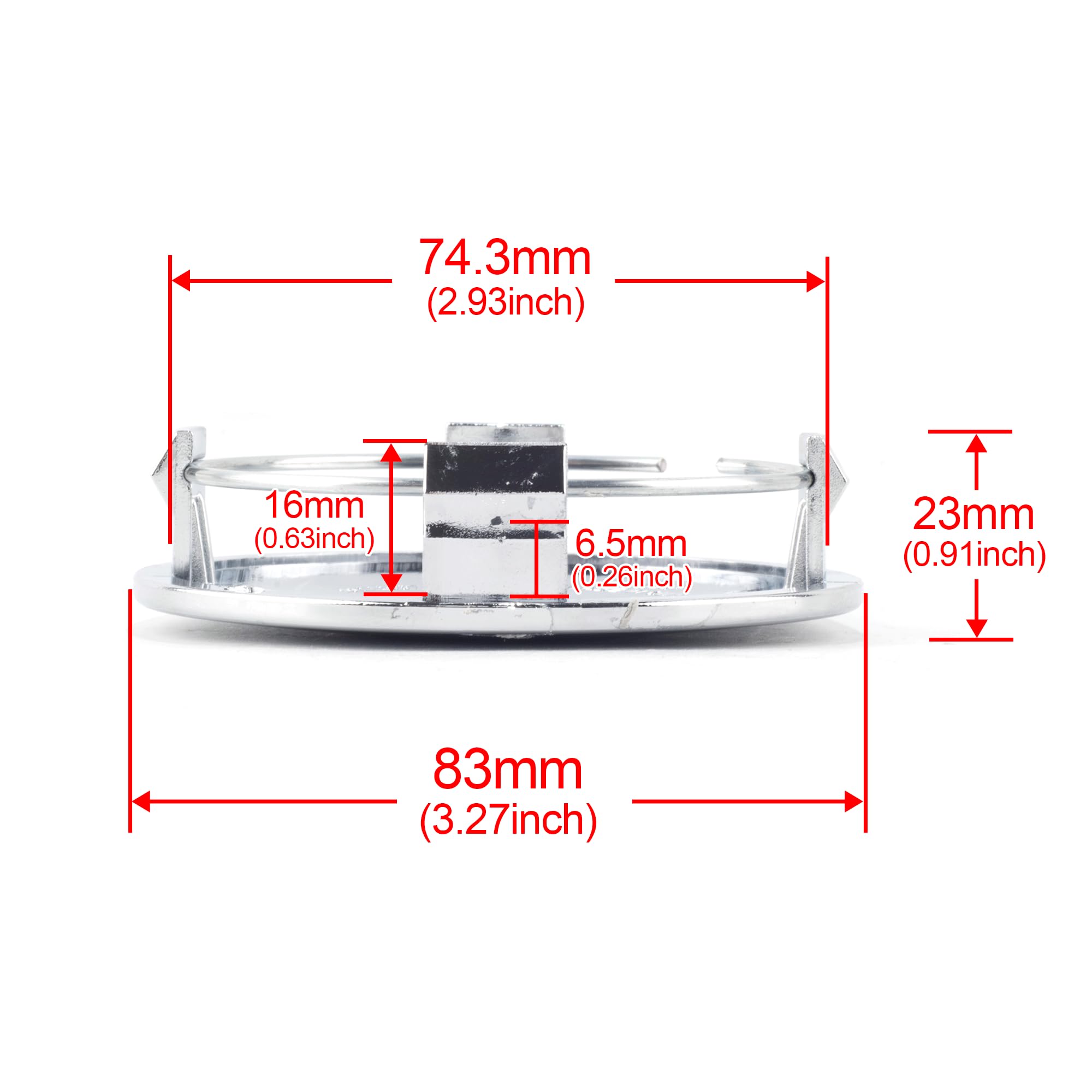 Amazon.co.jp: ホイールセンターキャップ 83 mm 74.3 mm 4個セット