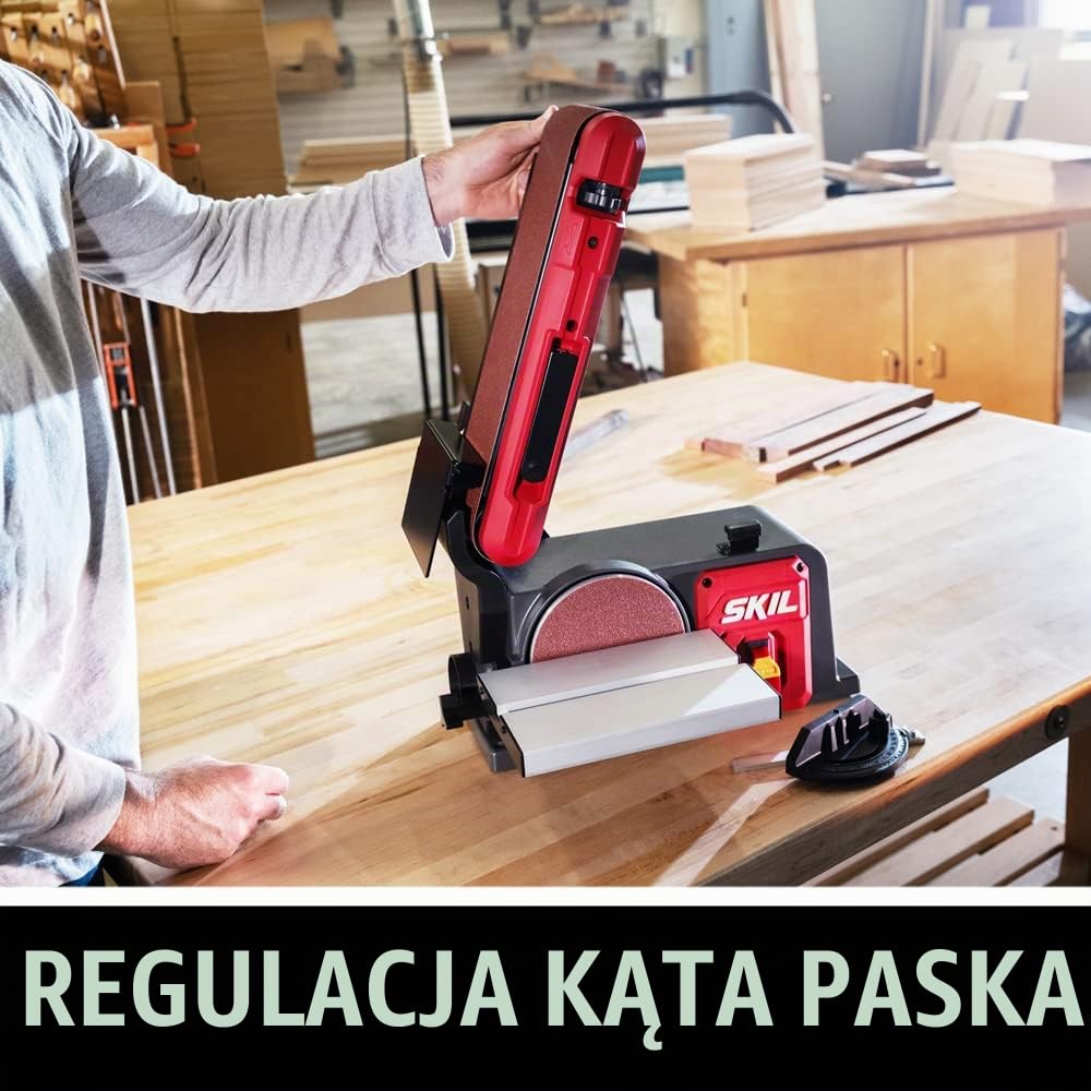 SKIL Szlifierka stołowa z paskiem 4,5 A i tarczami - BB9504-00