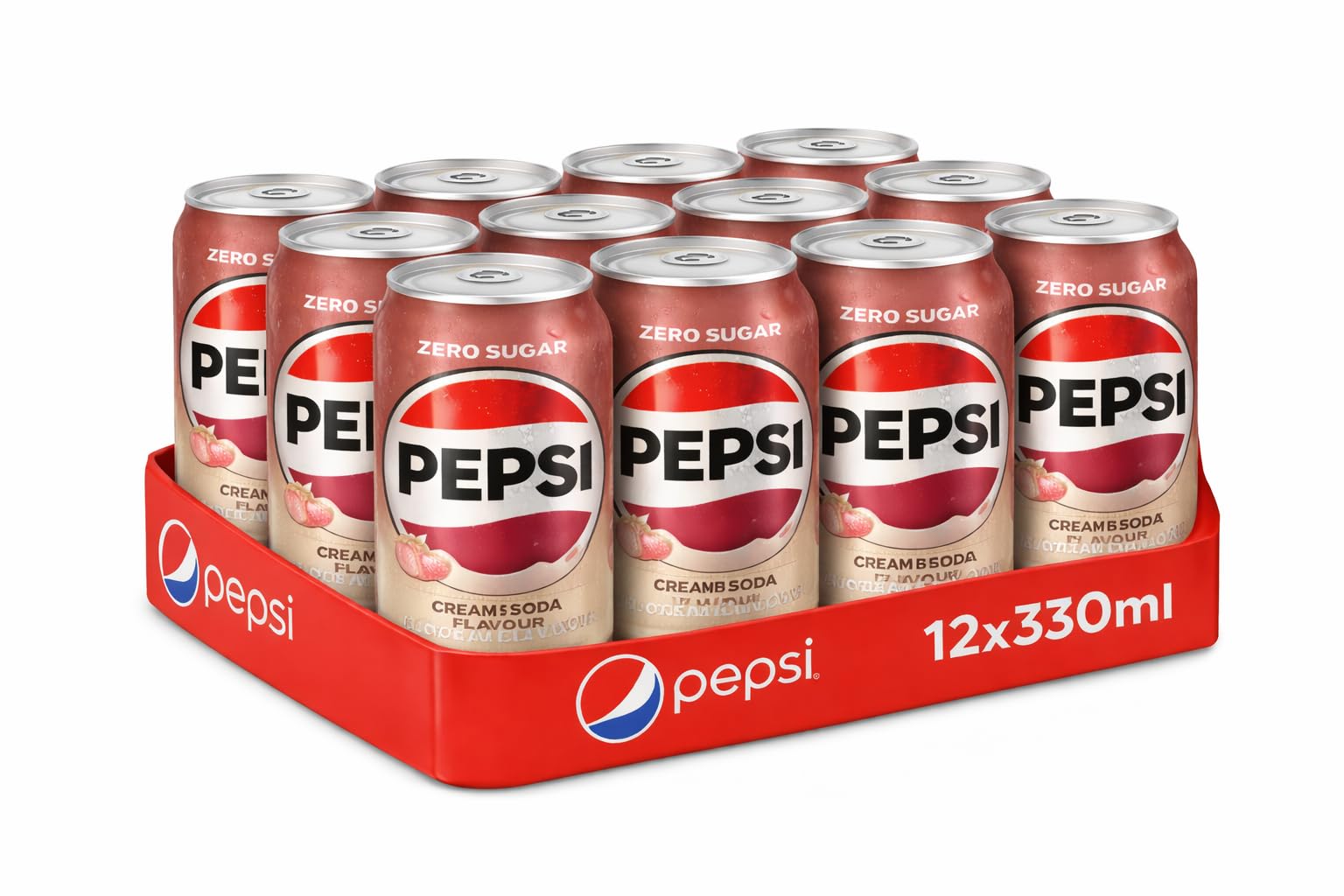Pepsi Zero Sugar Cream Soda Flavour Soft Drink By COUGAR | (Pack