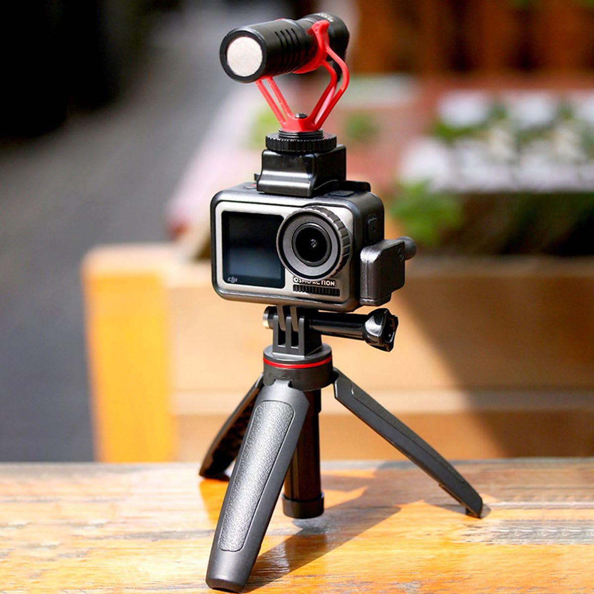 Ulanzi MT-09 GoPro Trépied avec poignée et perche à selfie pour photo et vidéo