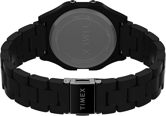 Timex T80 34mm Watch with Stainless Steel Bracelet