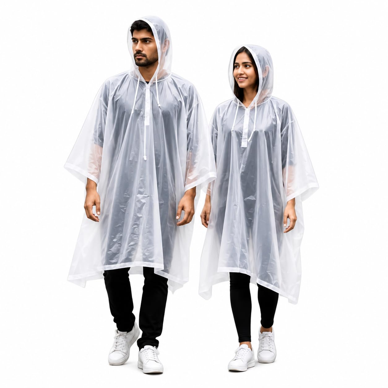 Reusable Waterproof Rain Poncho with Hood for Men & Women | Lightweight EVA Raincoat | Portable Rain Wear for Travel, Hiking, Camping & Outdoor Activities-picture-53
