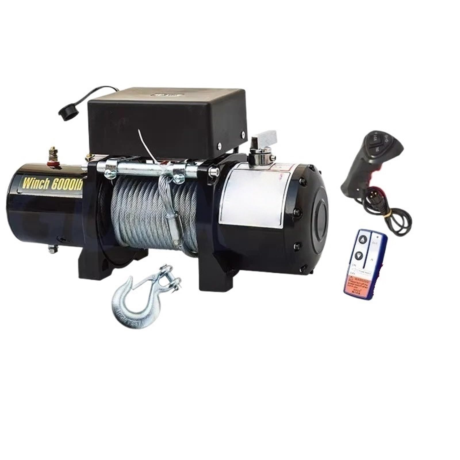 12 V/24 V Verricello Elettrico Di Soccorso Stradale Auto Per Uso Domestico Gru Montata Trazione Strumento Sollevamento Argani elettrici(24V)