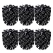 Schramm® 6 Stück WC Ersatzbürstenkopf schwarz Ersatzbürsten schwarzer Bürstenkopf einzeln wechselbar Black Toilettenbürste Toilettenbürsten Ersatztoilettenbürste Toiletten bürsten