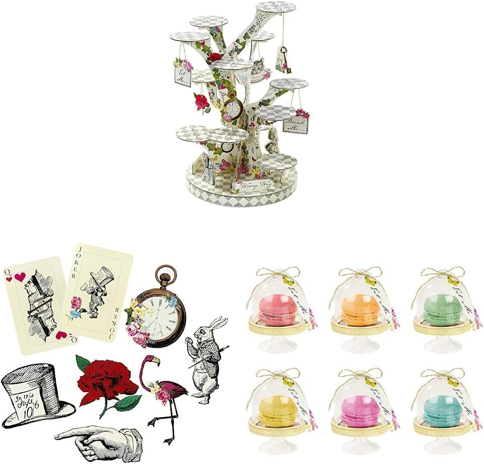 Talking Tables Alice in Wonderland Cake, Beautiful Mother's Day Party Decorations