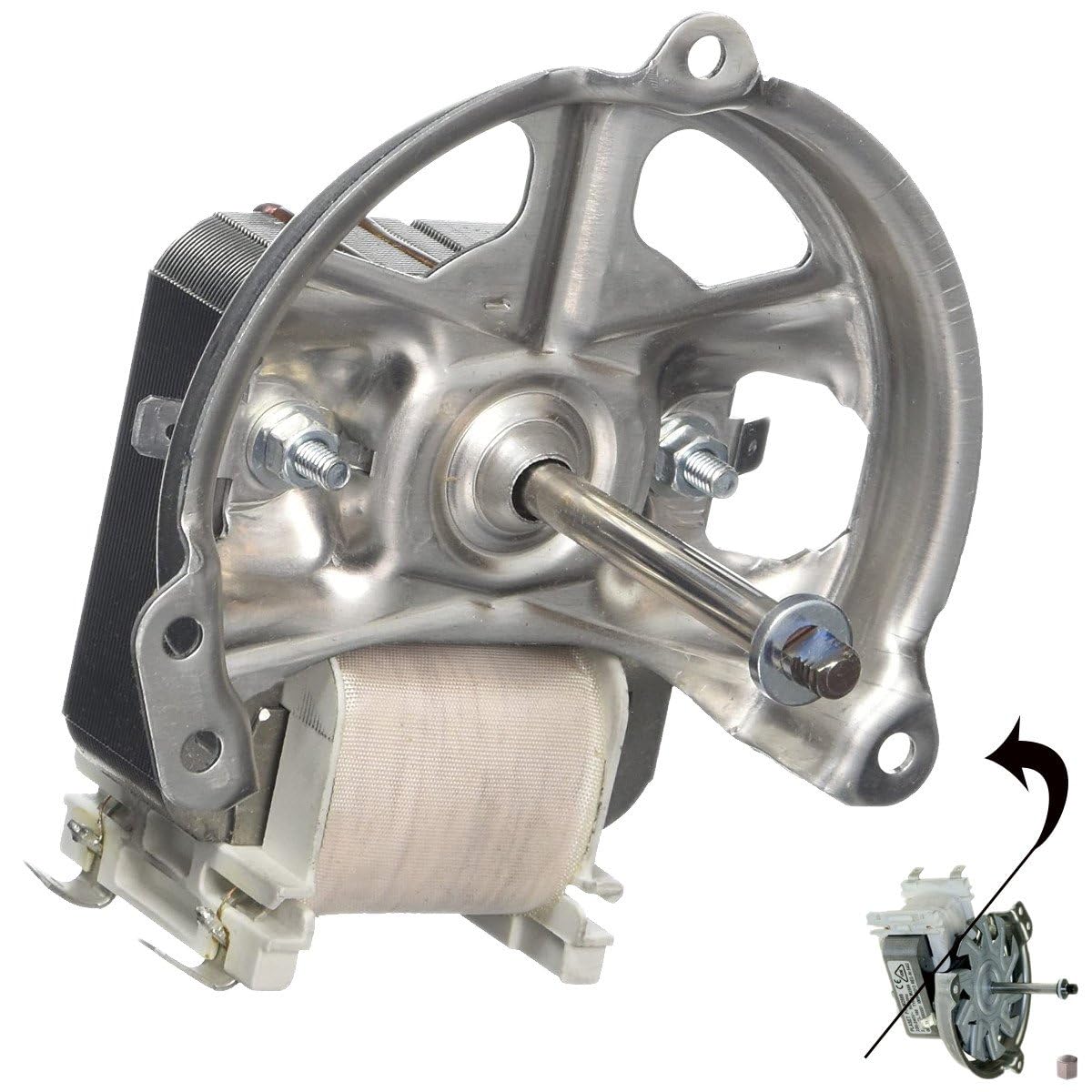 Ventilateur Hélice 4 Pales Pour Moteur Électrique - Dimensions 150x6x22 Mm