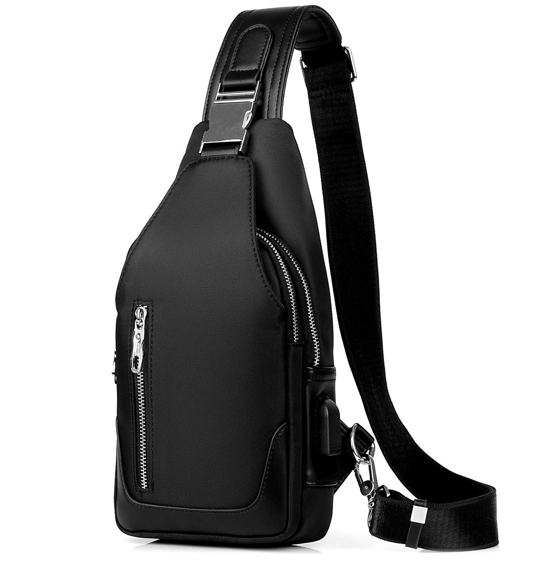 FSD.WG sling Backpack for Men Chest Bag Crossbody Shoulder Bags Travel Bag Waterproof Durable Purse