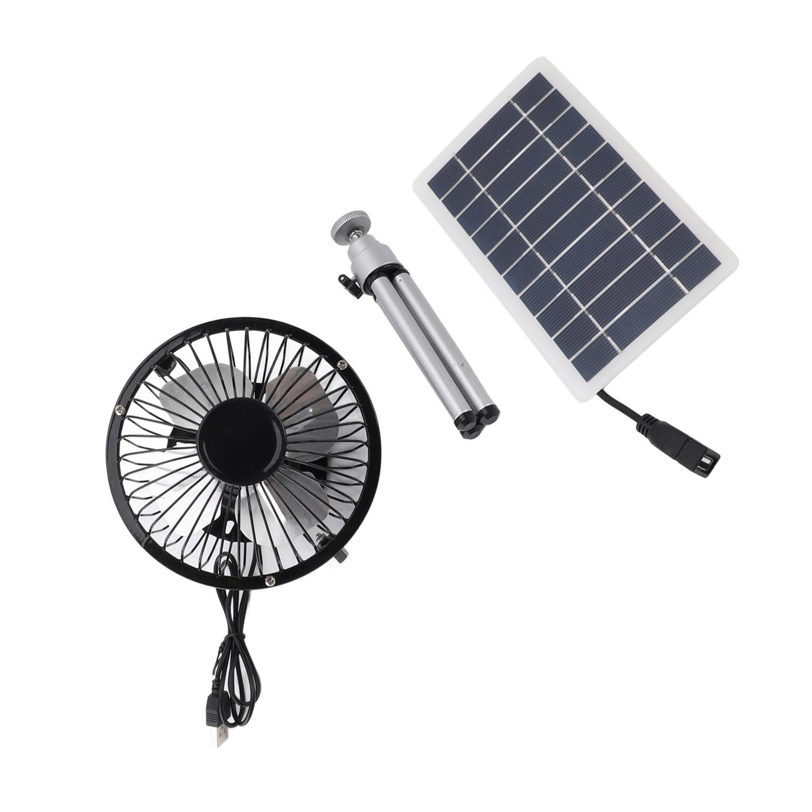 Ventilateur de refroidissement portable solaire pour rester au frais au bureau