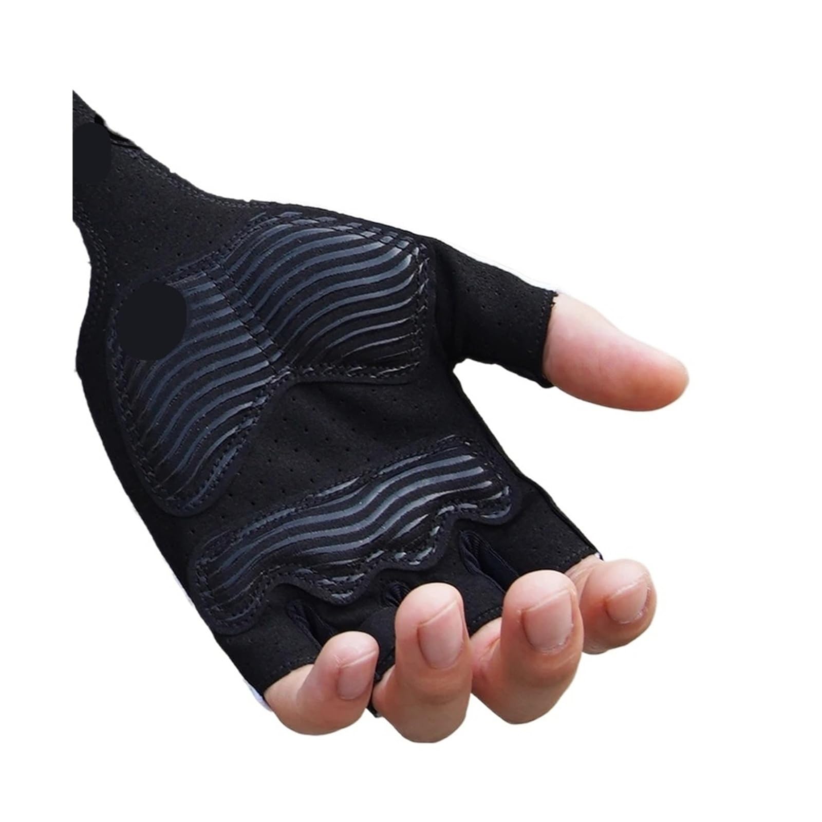 Ciclismo medio dedo guantes hombres mujeres transpirable entrenamiento