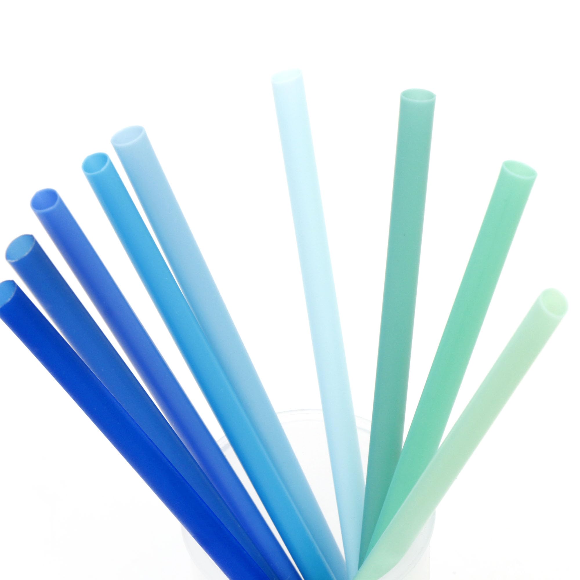 Pailles réutilisables en silicone Youngever pour les pique-niques en famille