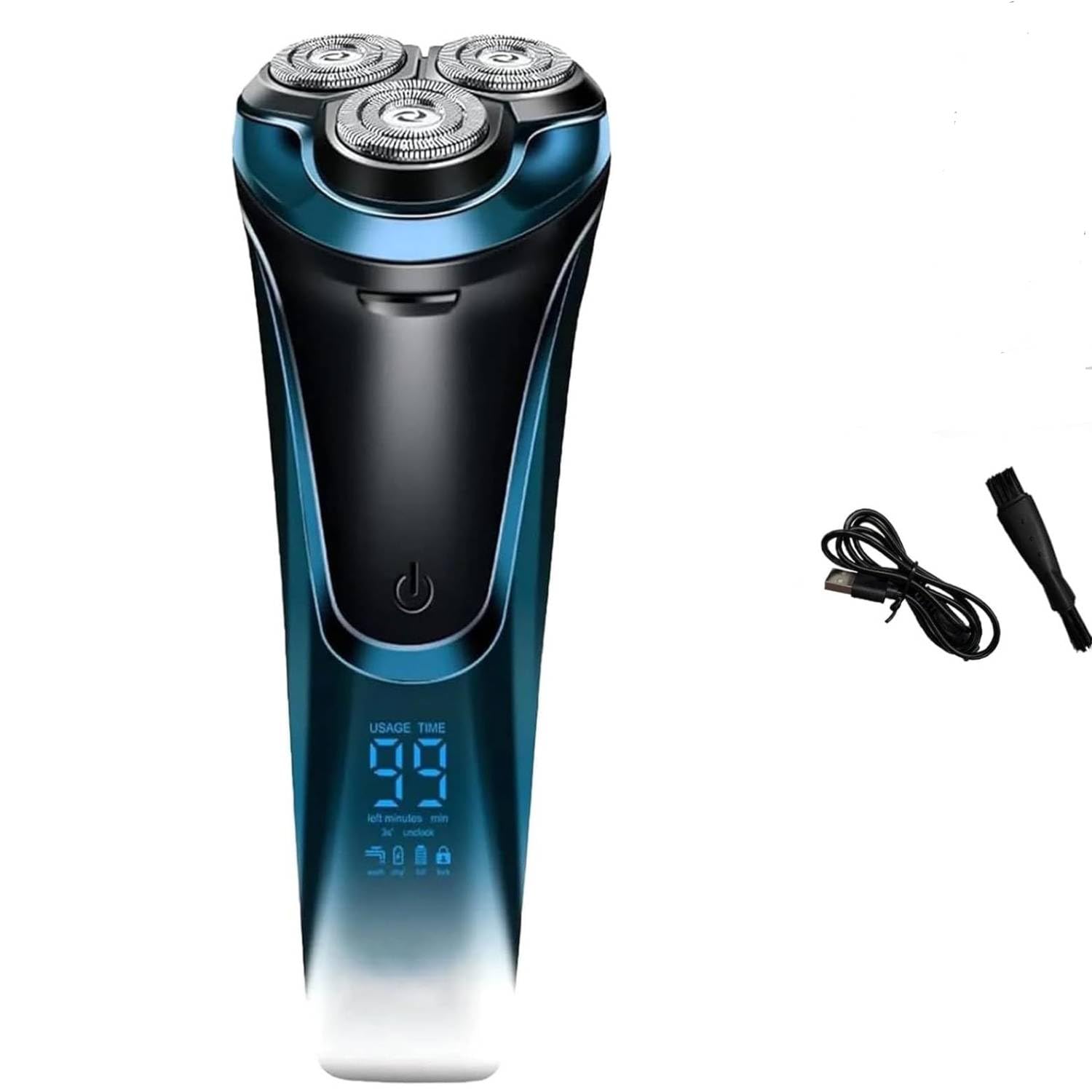 Electric Razor for Men Electric Razor Pro 4D Floating Head Rotary Shaver Ipx7 Waterproof Electrical Razors Wet Dry