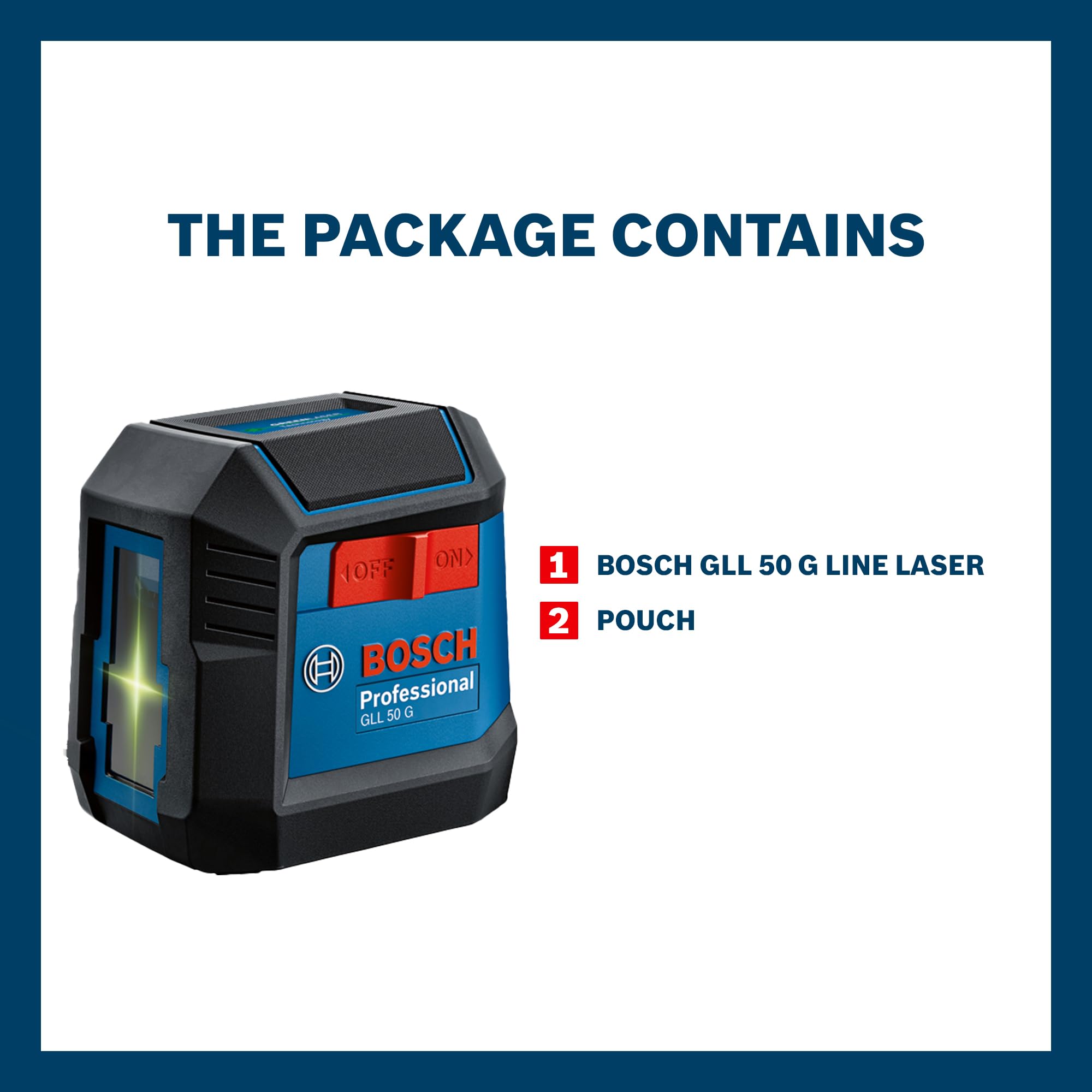 Bosch GLL 50 Laser Level - Green Laser, IP55 -2 Bosch GLL 50 Laser Level - Green Laser, IP55 -2