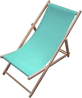 KARE Silla Sdraia Azule Sky Summer, Verde, 96 x 96 x 56 cm, Madera