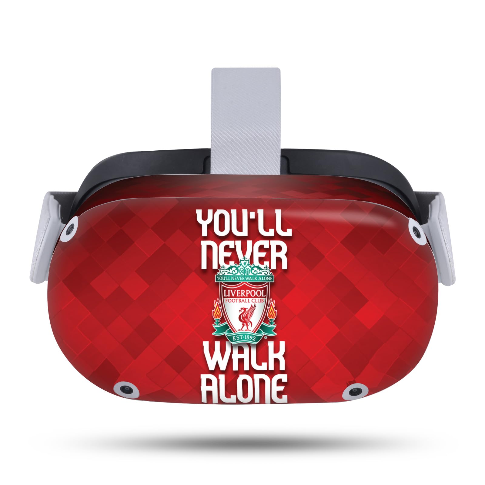 Head Case Designs Officially Licensed Liverpool Football Club YNWA Art Vinyl Sticker Skin Decal Cover Compatible with Meta Quest 2