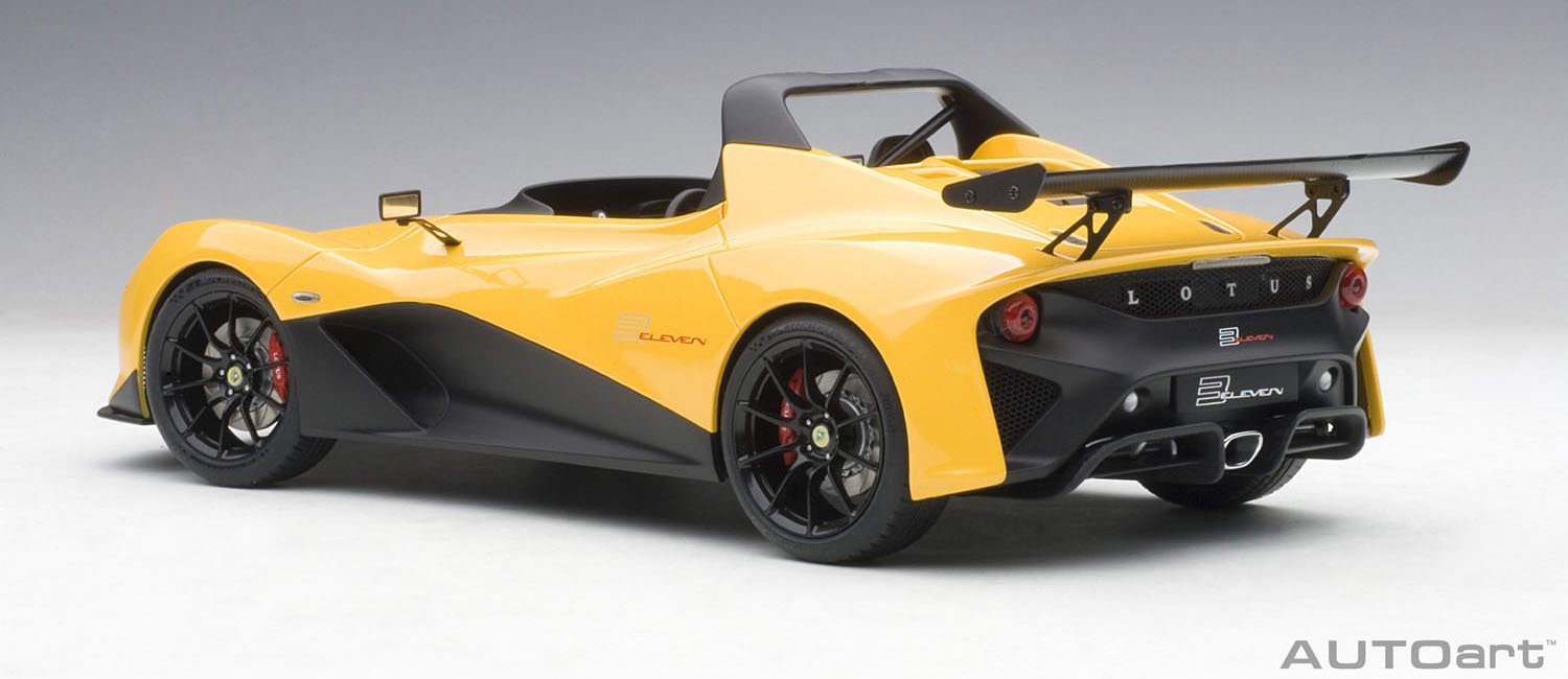 Amazon | AUTOart 1/18 ロータス 3-イレブン イエロー 完成品
