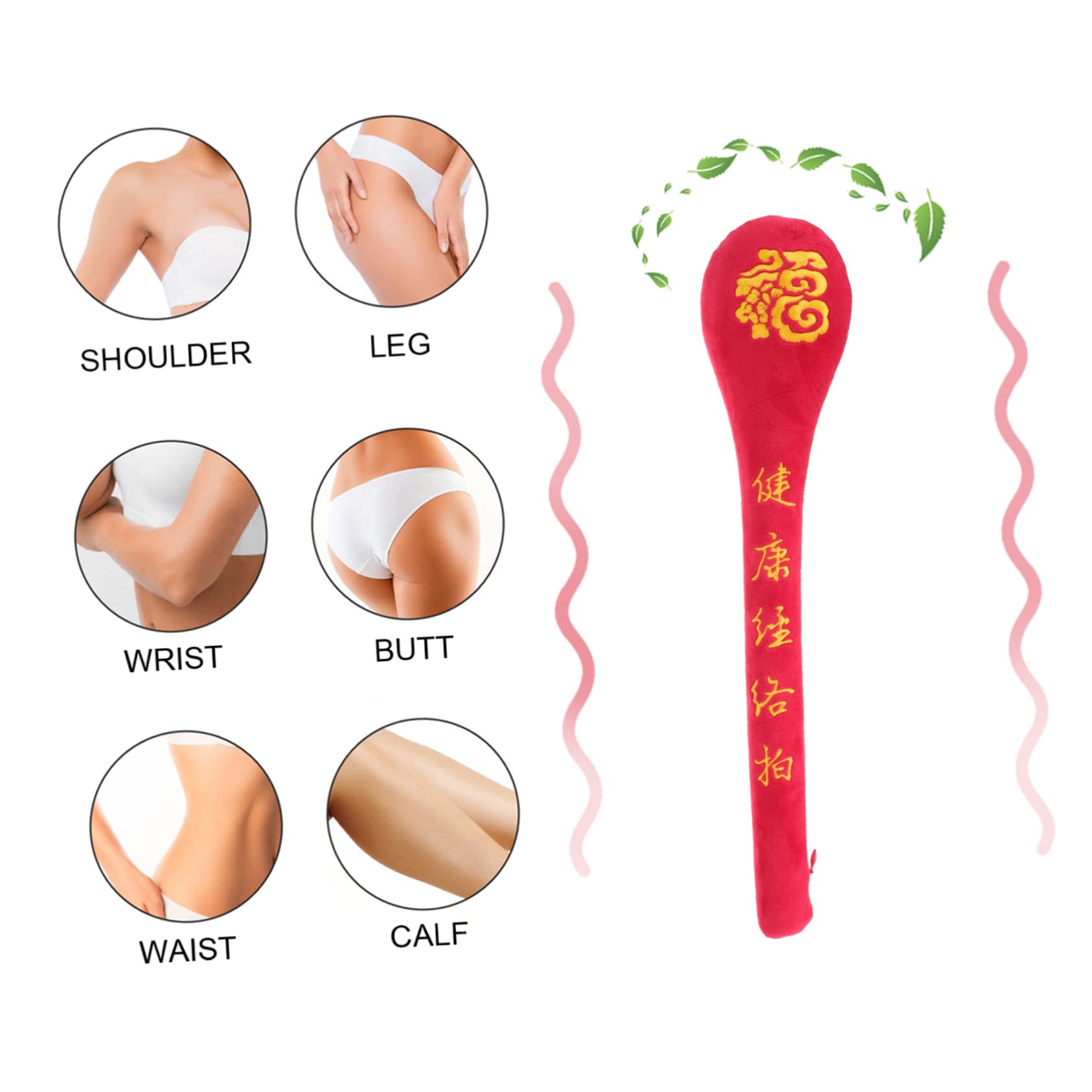 Healvian 2 Piezas Masajeador De Puntos Gatillo Masajeador De Hombros Martillo De Masaje Corporal Palo De Reflexología Palo De Masaje Manual Emulsión Cepillo De Pelo Aptitud Física El Hombro