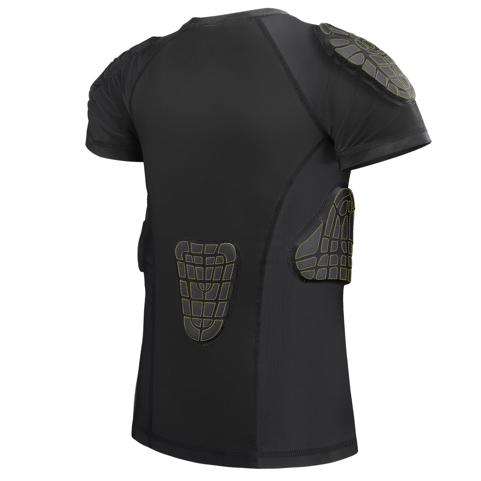 Protezione per le costole da calcio, per paintball, baseball, imbottita, a compressione, per bambini e ragazzi