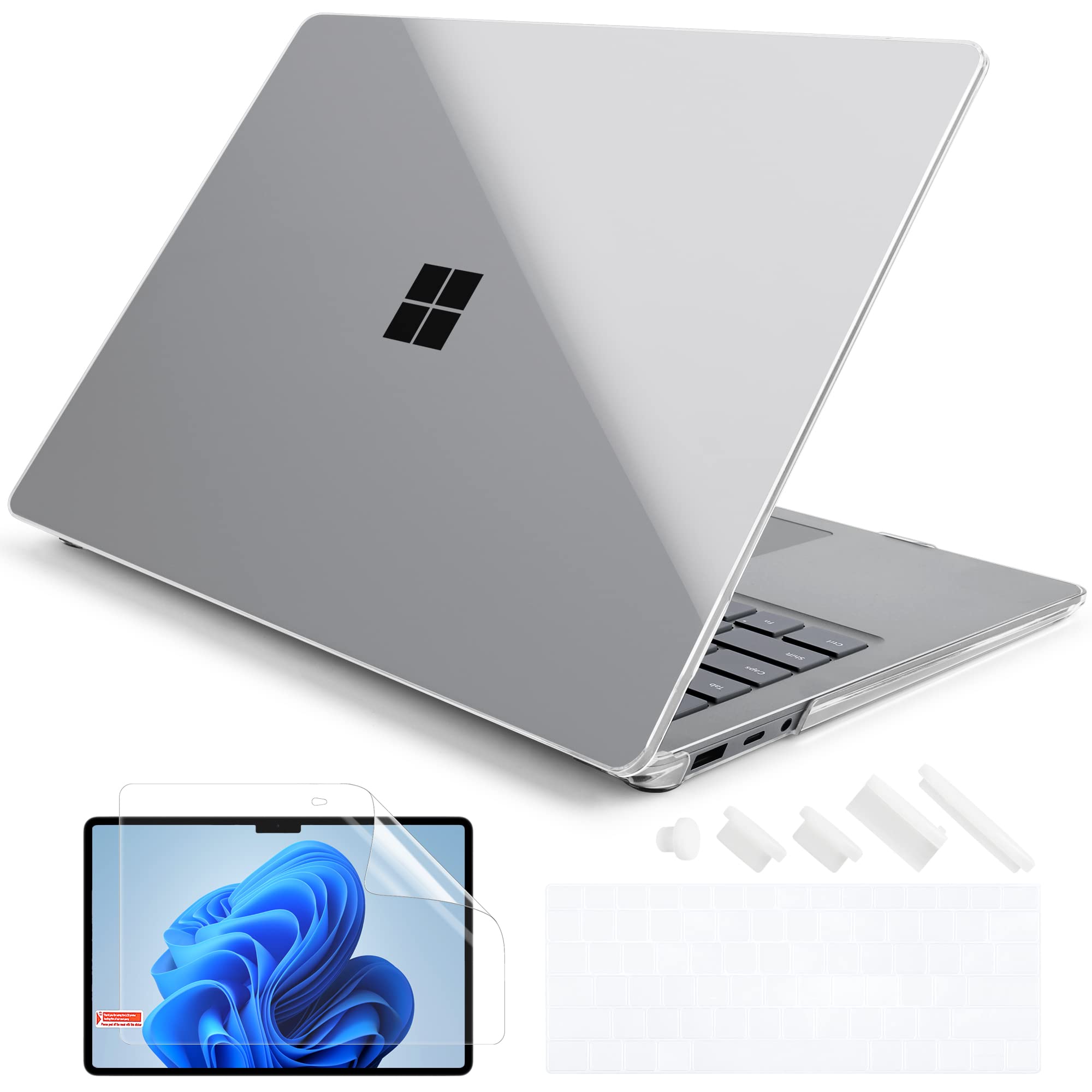 OSISO Funda Dura Sólo Copatible Con Icrosoft Surface Laptop Go 3/2/1 - Foto 9