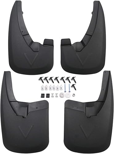 Miniatura 2 de RMOURTEKK Solapas de barro de alta calidad compatibles con Dodge Ram 2009-2018 1500 2500 3500 sin guardabarros OEM Custom Front and Rear Mud Guard