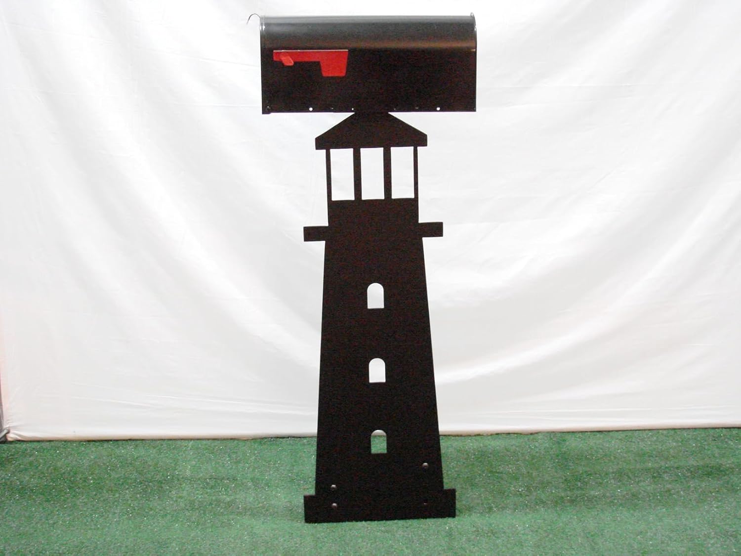 Lighthouse Mailbox Post