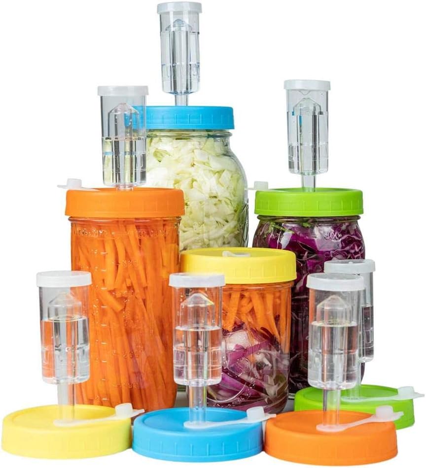 Further Mason Jar Fermentation Lid Premium with Silicone Ring