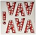 Eureka Disney Mickey Mouse Red and White Punch Out Letter Classroom Decoration, 177 pc, 3.8'' H