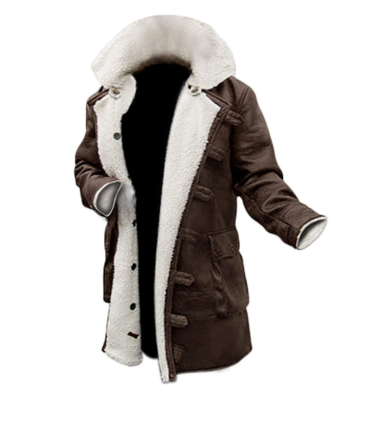 Blingsoul Real Lambskin Swedish Bomber Coat - Sherpa Lined Leather Jacket Fur Coats