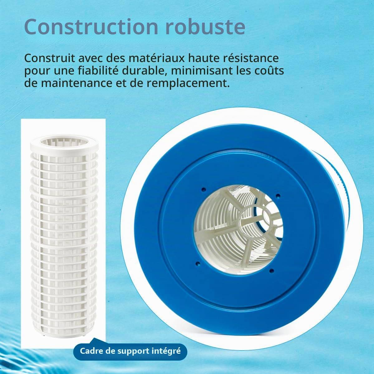 Lot de 4 filtres de piscine pour SwimClear C3025, C3030, PA 81, C-7483, FC-1225, FC-6425, Ultral-A3