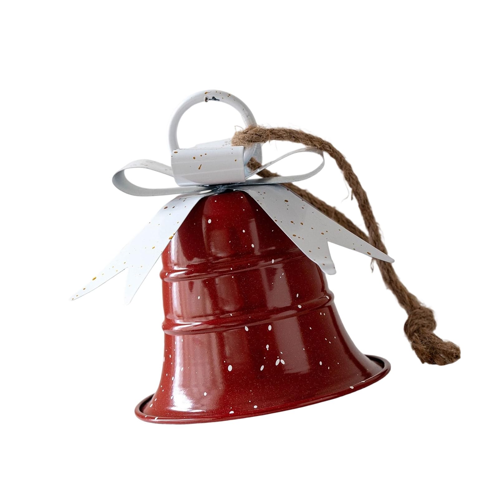 Christmas Bells Ornament Rustproof Metal Bells Hanging Decoration for Christmas Tree Door Mantel Party Centerpieces Ornament