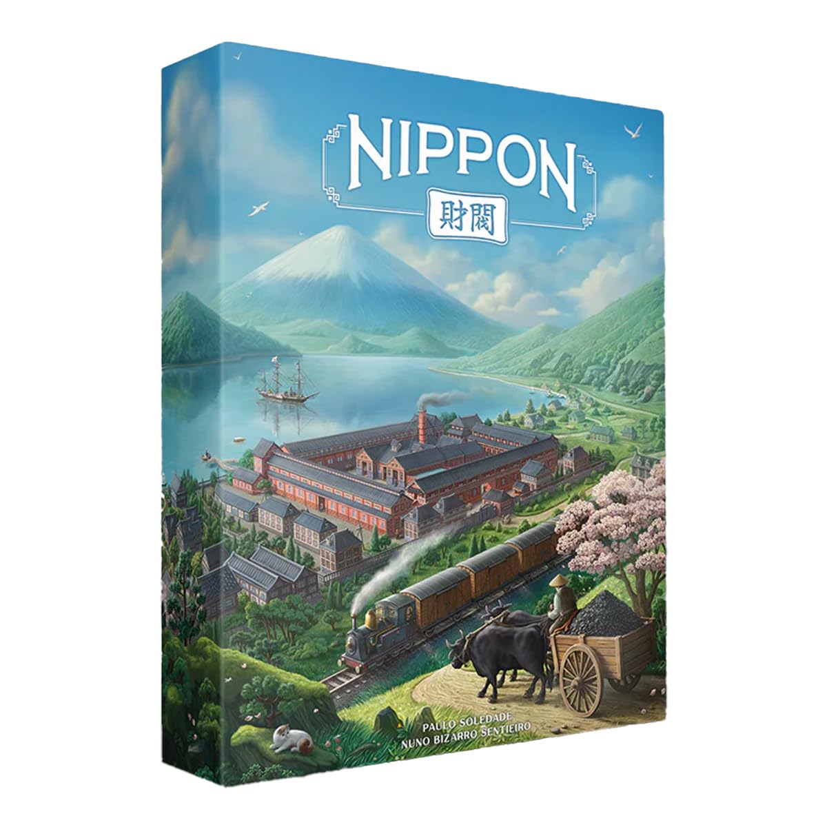 CrowD Games | Nippon Zaibatsu | Strategiczna Gra Planszowa, Reimagined 10th Anniversary Edition | 1 Do 4 Graczy | 60 Do 120 Minut
