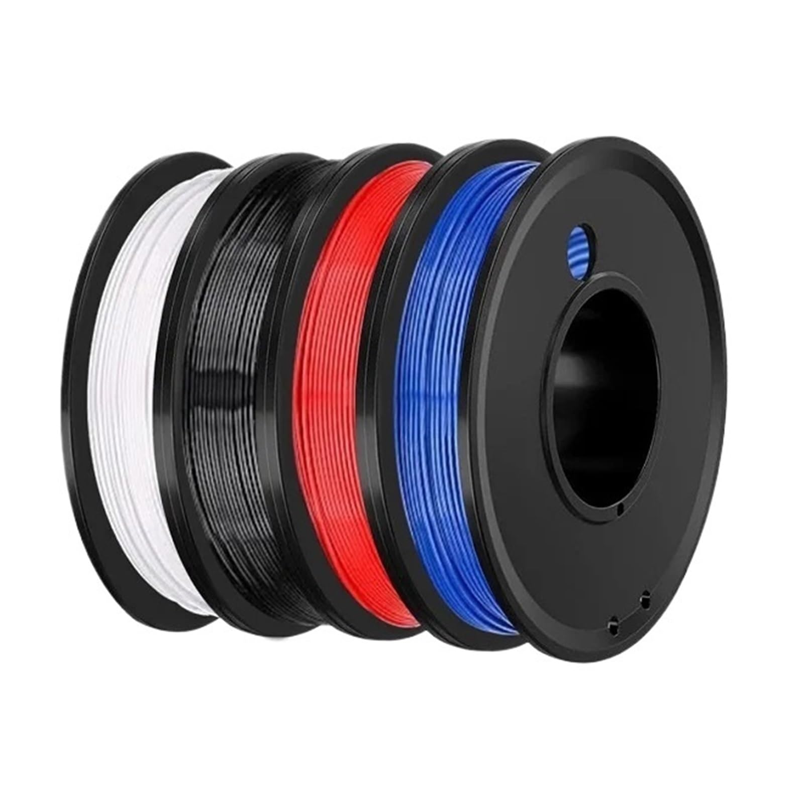 Compatible for Bambu Lab Printers, Basic PLA 3D Printer Filament 1.75mm, 1KG 500G 250G Options in Marble Black White Red Translucent(Red-250g)