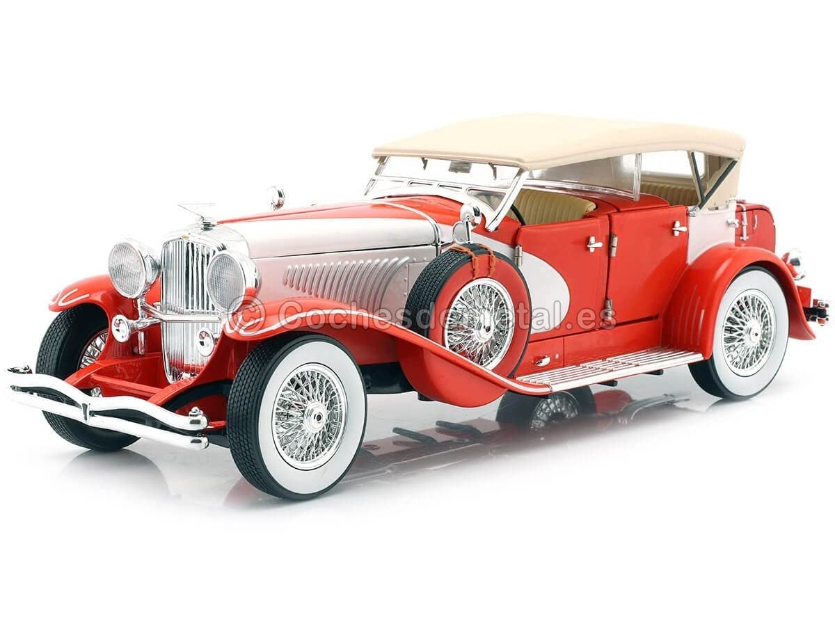 GreenLight 1:18 Duesenber&g II SJ - Red and White (Top-Up) 13627 [Shipping from Canada]