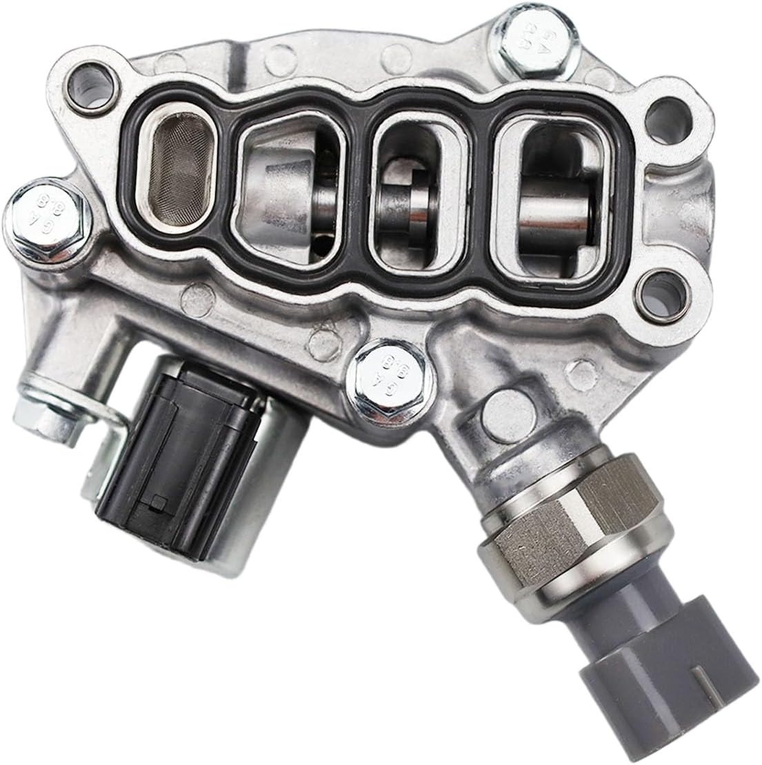 VTEC Solenoid Spool Valve with Gasket Compatible with Honda Accord Hybrid, Odyssey, 2005-2007, Pilot 2006-2008 Direct Solenoid Valve Replacement OE Number 15810-RKB-J01