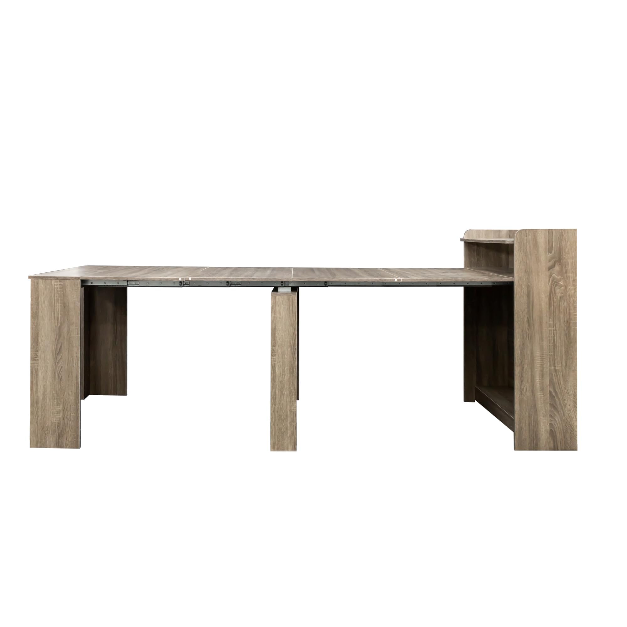 Amazon.com - Extendable Dining Table with Storage, Modern
