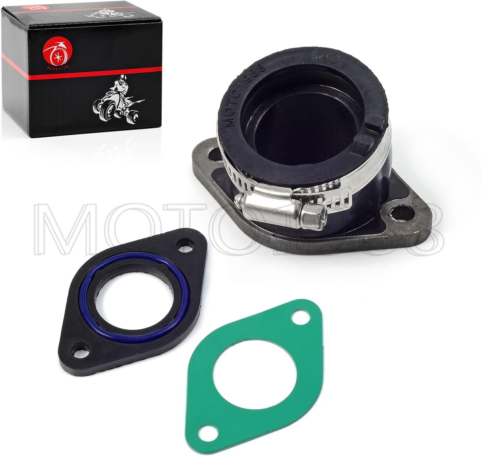 MOTO1988 Intake Manifold Carburetor Boot For Suzuki Quadsport 250 Z250 LTZ250 2x4 2004 2005 2006 2007 2008 2009 13110-21G01 13110-21G00