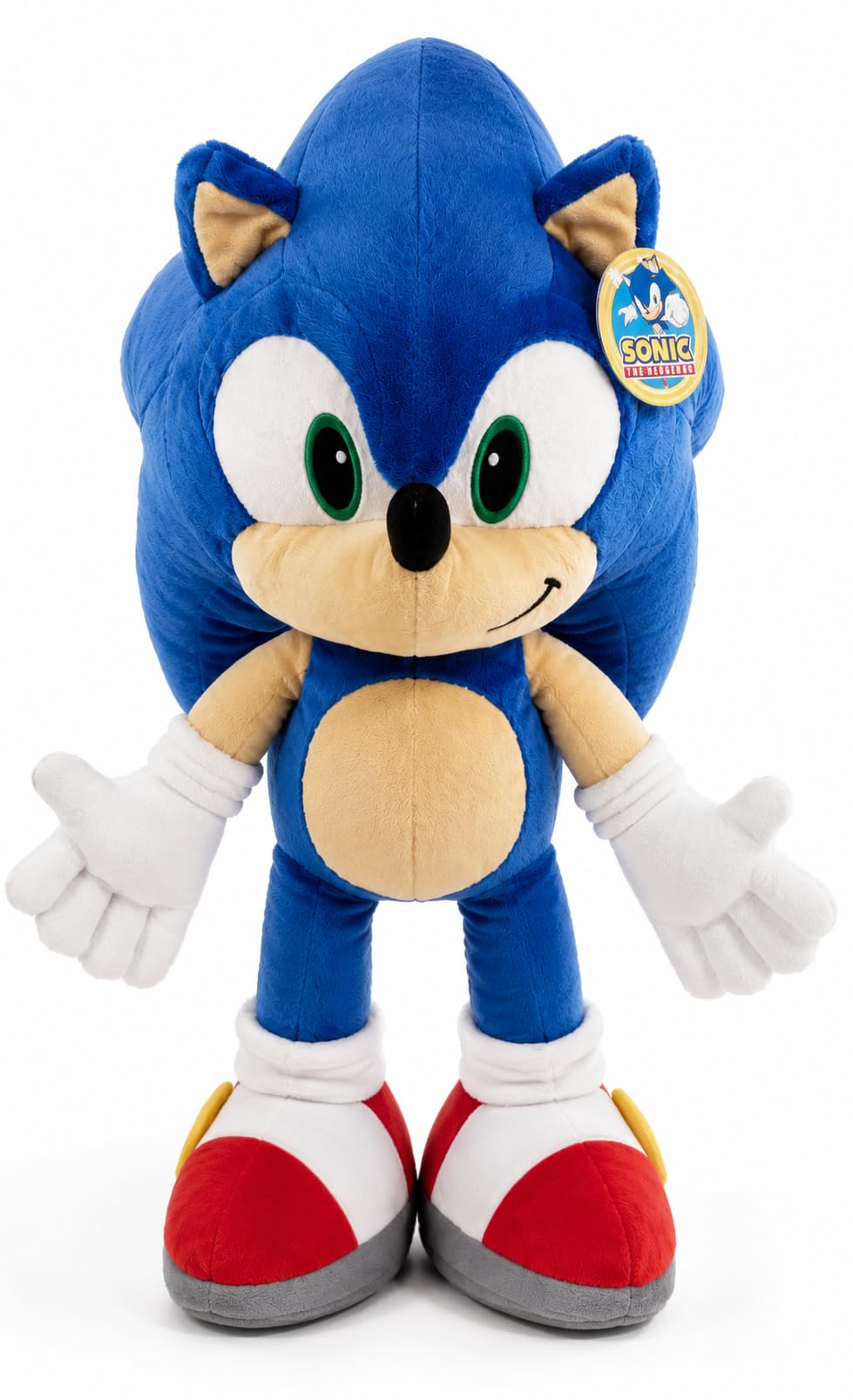 Sonic el Erizo Sonic Figura de Peluche Original Licencia 80 cm/ 31,4" (Peluche de Sonic 80 cm)