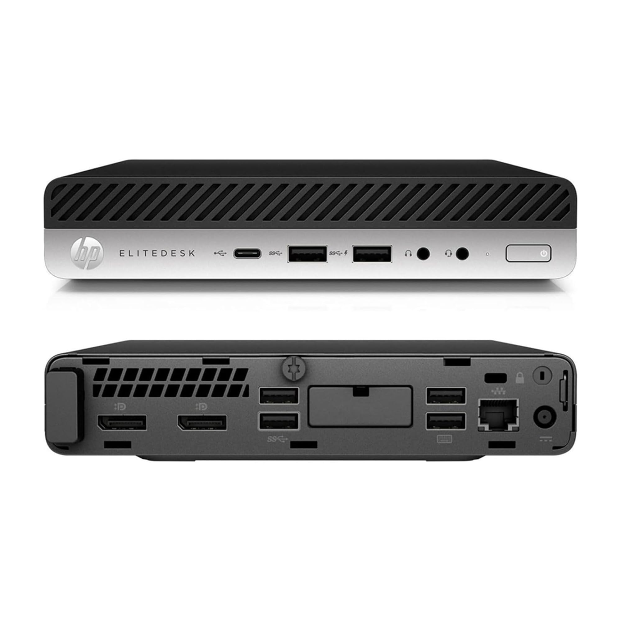 HP EliteDesk 800 G5 Mini Intel i5-9500T 6Core 2.20GHz RAM 16Go SSD 512Go - Desktop Tiny Prêt à l'emploi avec Windows 11 - Clé WiFi Gratuite (Reconditionné)