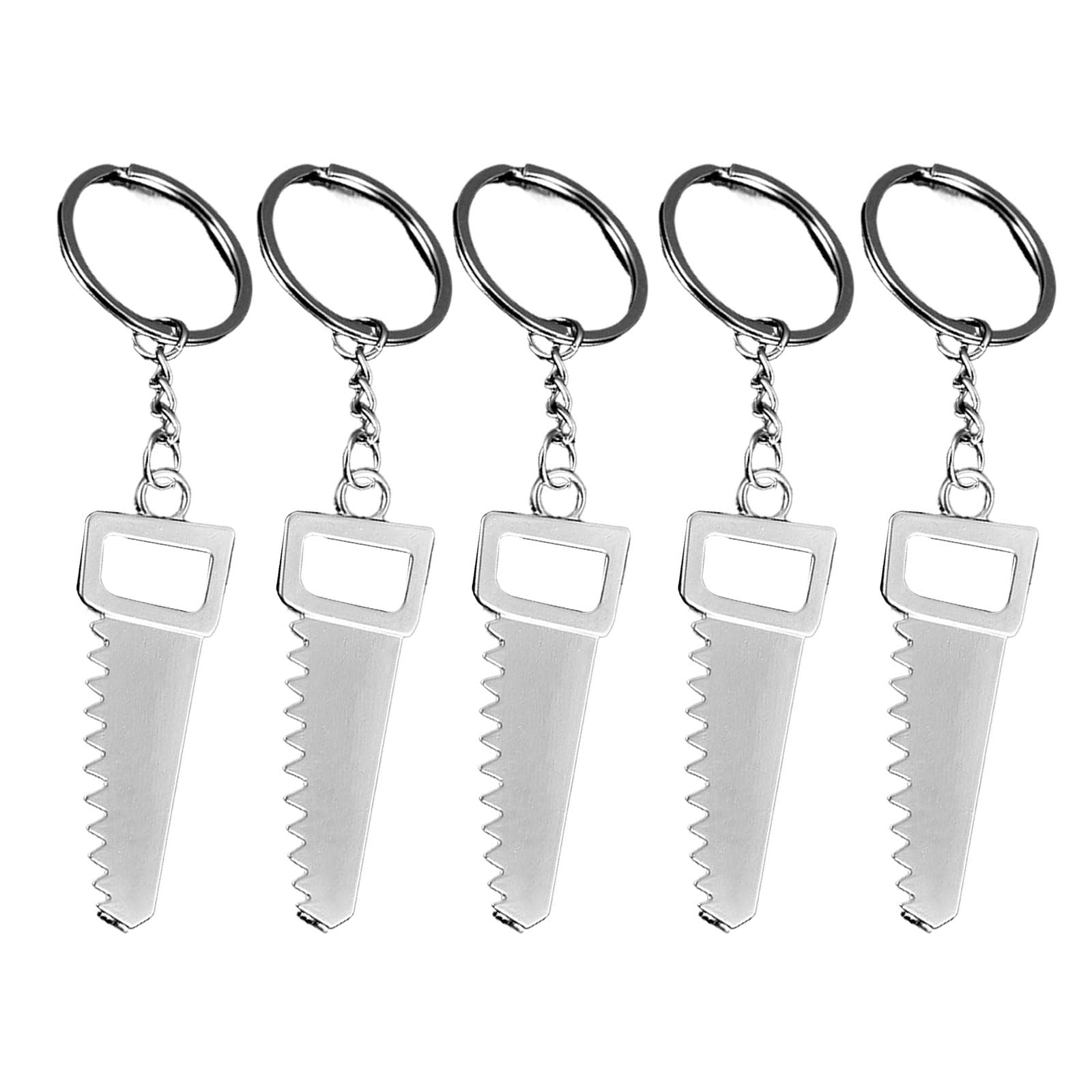 Tsophreniq Of 5 Spanner Hammer Keychains Wrench Spanner Pliers Shovel Screwdriver Shape Holder Hammer Keychain Bulk