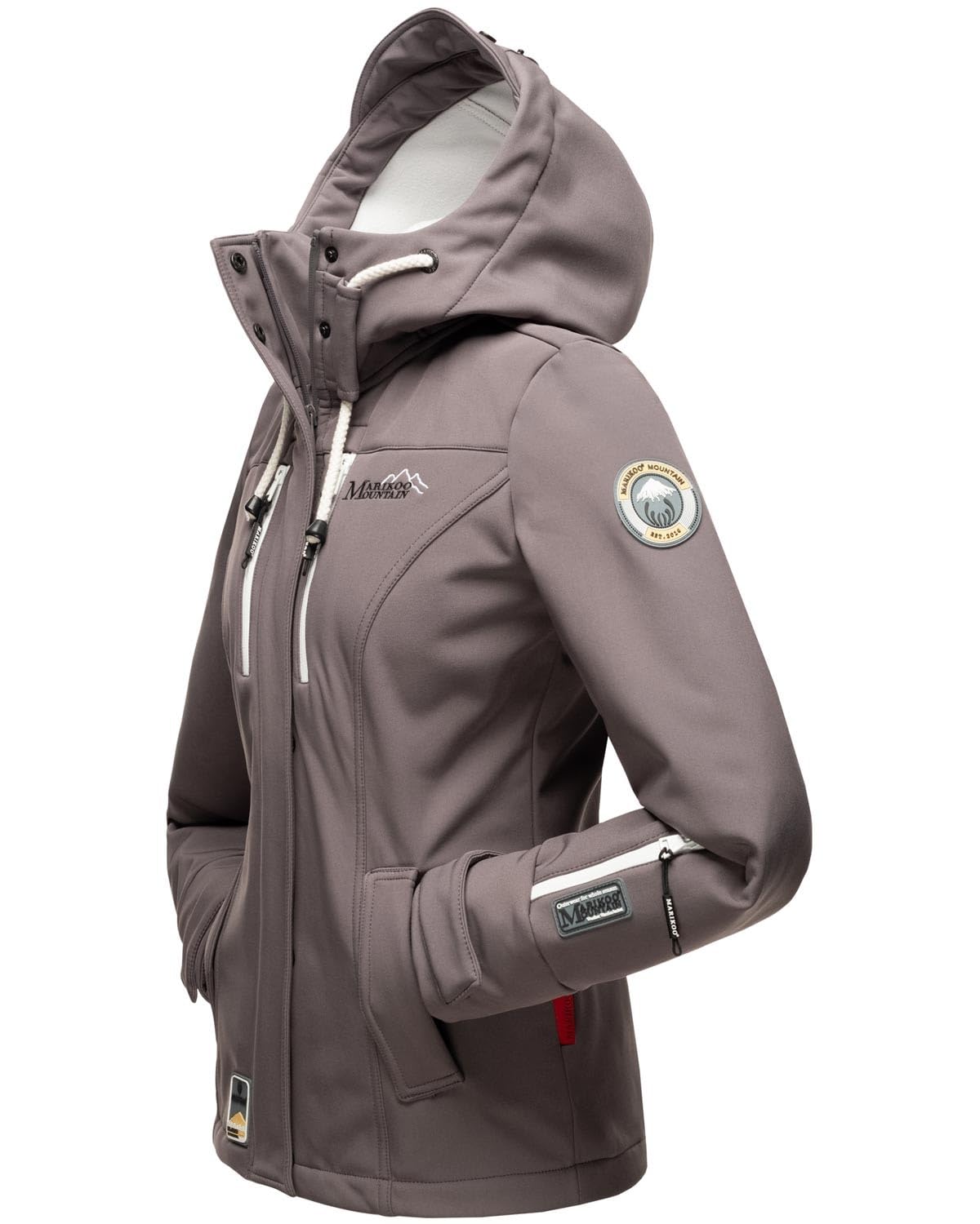 MARIKOO Veste softshell pour femme - Veste d'hiver imperméable - B864