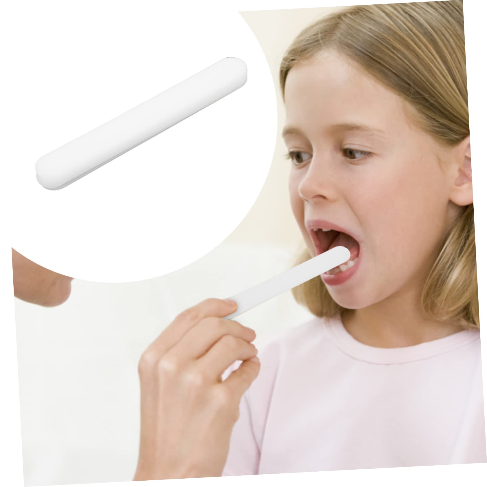 HAWILLOSCH 25pcs Spatula Depressors Bulk Stick Reusable Stirring Sticks Popsicle Sticks Depressors for Crafts Paediatric Depressors Stir Sticks White Pp