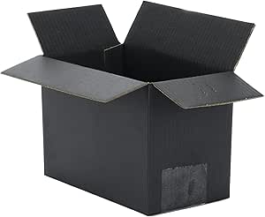 Amazon.com: FQWGZ Black Shipping Boxes for Small Business 25PCS/Pack ...