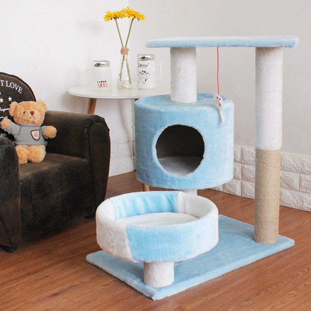 Canapé pour chat multicolore léopard en peluche douce