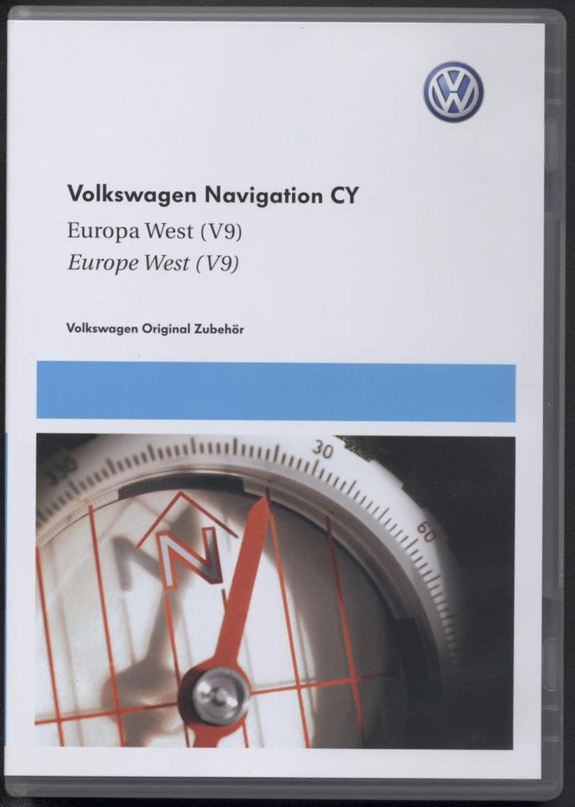 VW Original Navigations DVD West 2013 Europa V9 RNS 510/810