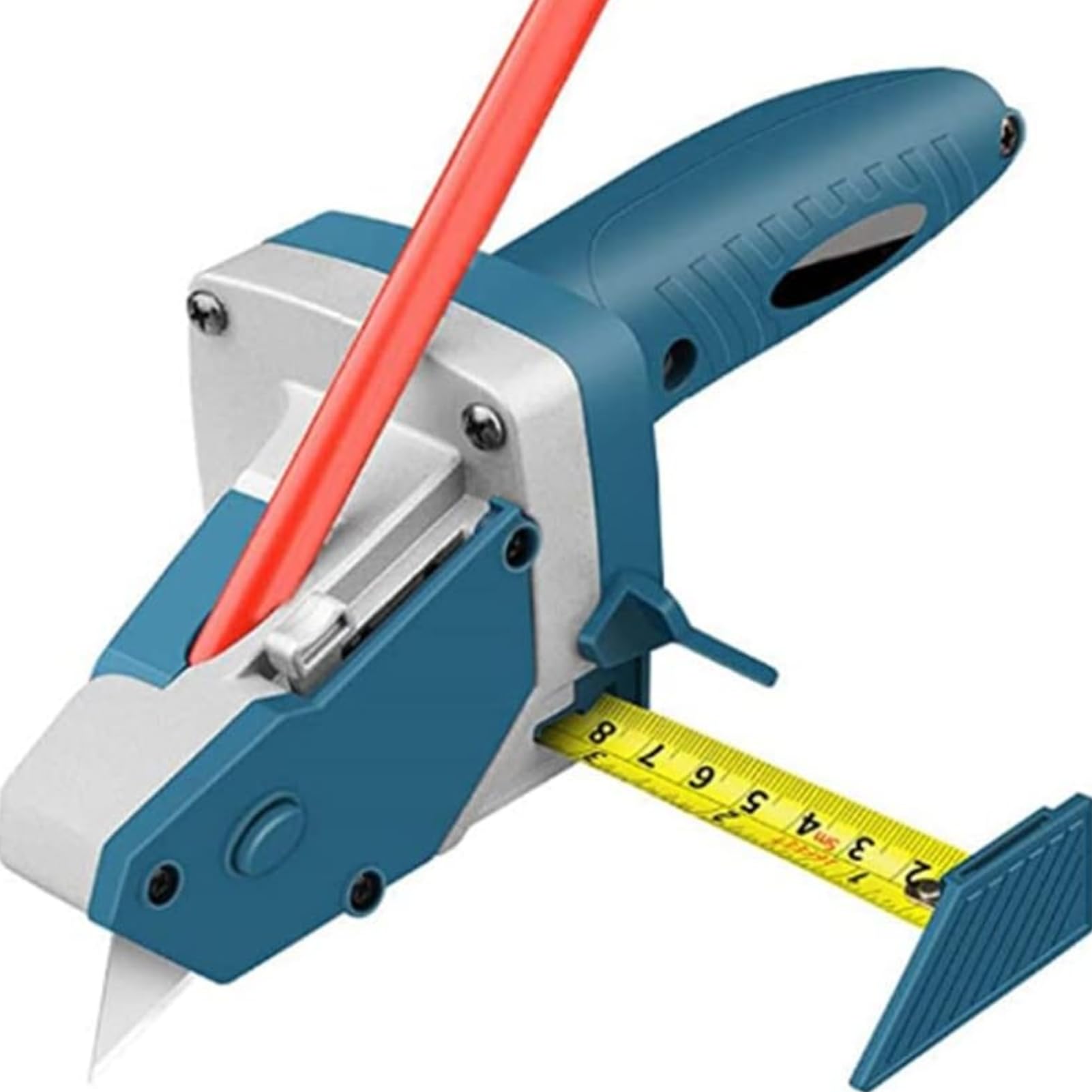 Gypsum Board Cutting Tool, with Ruler Plasterboard Cutter Scriber Automatic Cutting Artifact Cutter Tool Drywall Cuttering Woodworking Hand Tools