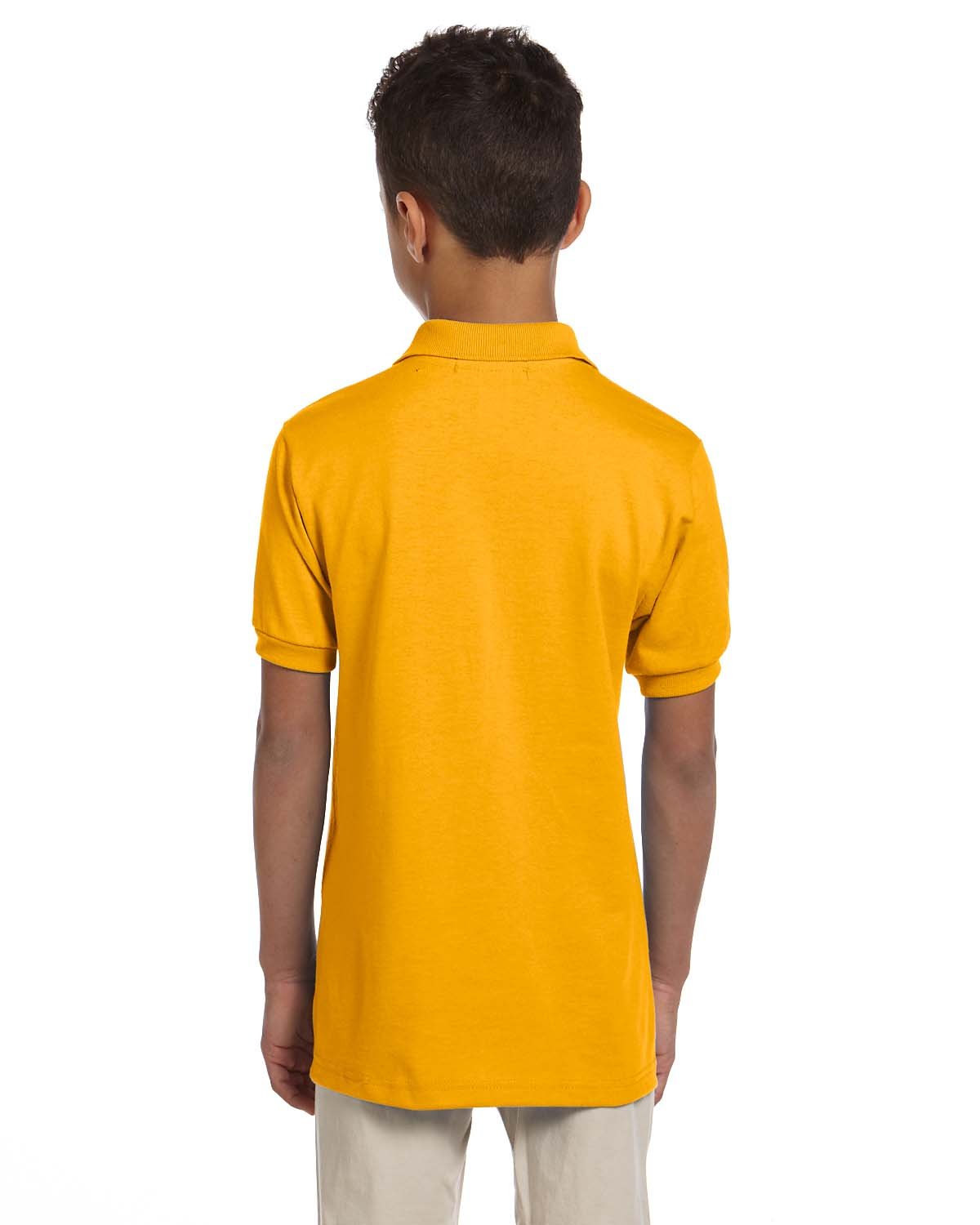 Jerzees Spotshield - Polo de Manga Corta para niño (Paquete de 2)