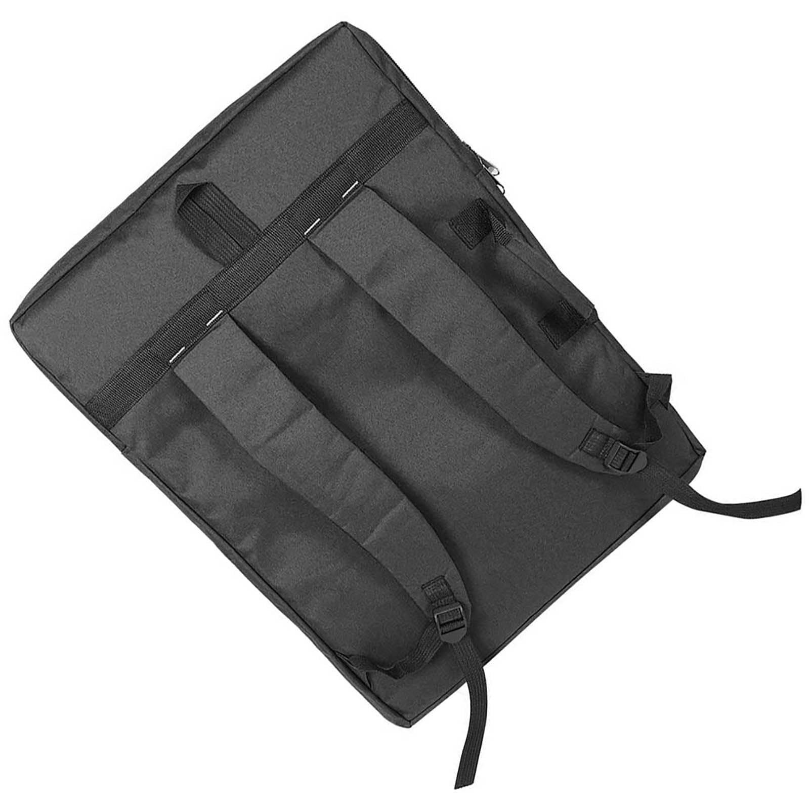 Agatige Borsa artistica Canvas, Art Portfolio Case Artist Backpack Canvas Bag, Bordo per schizzi per rifornimenti artistici Conservazione e viaggio, borsa per opere d'arte/custodia da disegno (Nero)