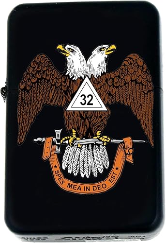 Miniatura 4 de Mason  Masonic Freemason - Encendedor de aceite a prueba de viento (ESO-1)