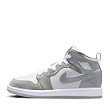 Air Jordan 1 Mid SE in White, Cool Grey, and Med Grey