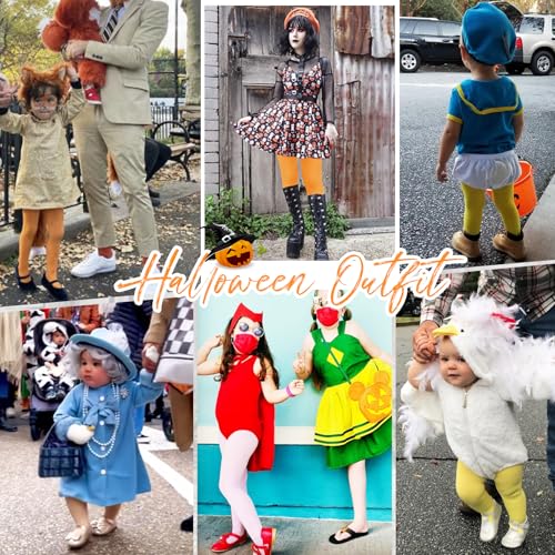 Zando 4 Pairs Tights for Girls Ultra Soft Velvet Dance Tights for Girls Ballet Gymnastics School Uniform 1-14 Years3